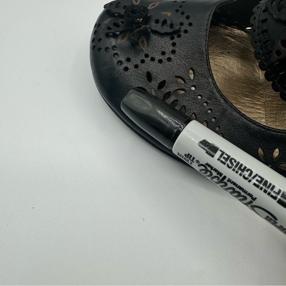 MPULSE DARK BROWN CHOCOLATE MULE  KITTEN HEELS LEATHER SHOE Y2K VINTAGE SHOES 40 - Picture 12 of 17